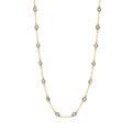 GoldBlack16 Mini Bezel Stone Necklace Signature NECKLACE