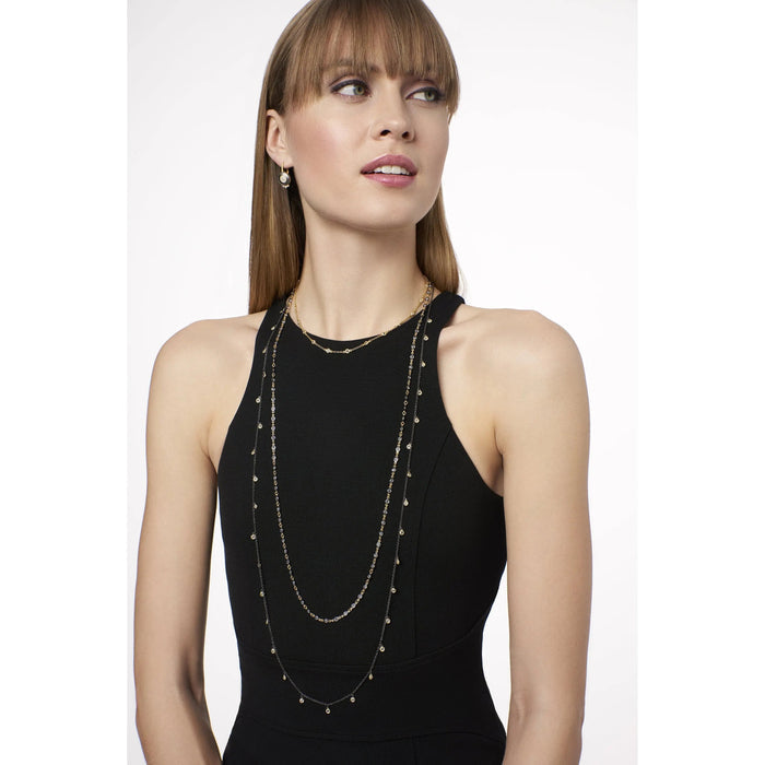 Mini Bezel Stone Necklace Signature NECKLACE