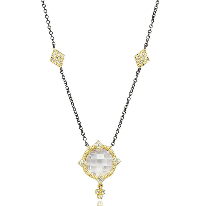 Mirror Stone Pendant Necklace - FREIDA ROTHMAN