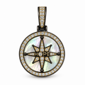Mother of Pearl Compass Hope Charm