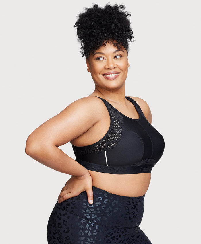 No-Sweat Mesh Sports Bra