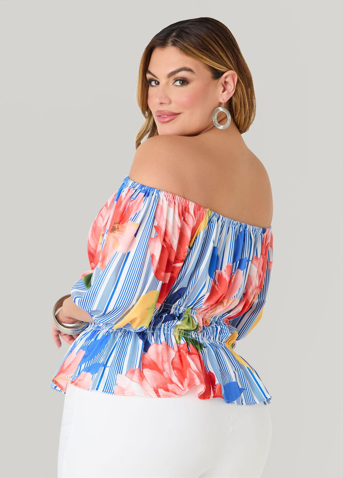 Off The Shoulder Floral Top