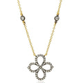 Open Clover Pav Necklace - FREIDA ROTHMAN