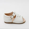 Papanatas Beige Cut Out Open Toe Baby Sandal