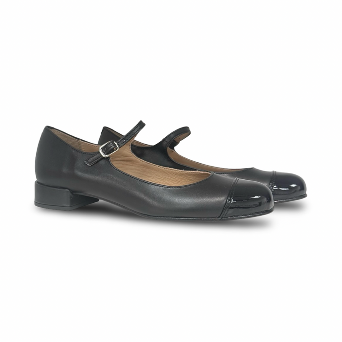 Papanatas Charol Negro Cap Pump