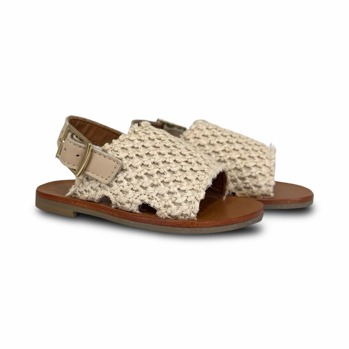 Papanatas Crochet Trigo Sandal