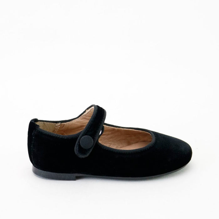 Papanatas Velvet Negro Mary jane