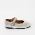 Papanatas Velvet Taupe Mary Jane