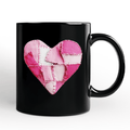 Patchwork Heart Valentine Mug