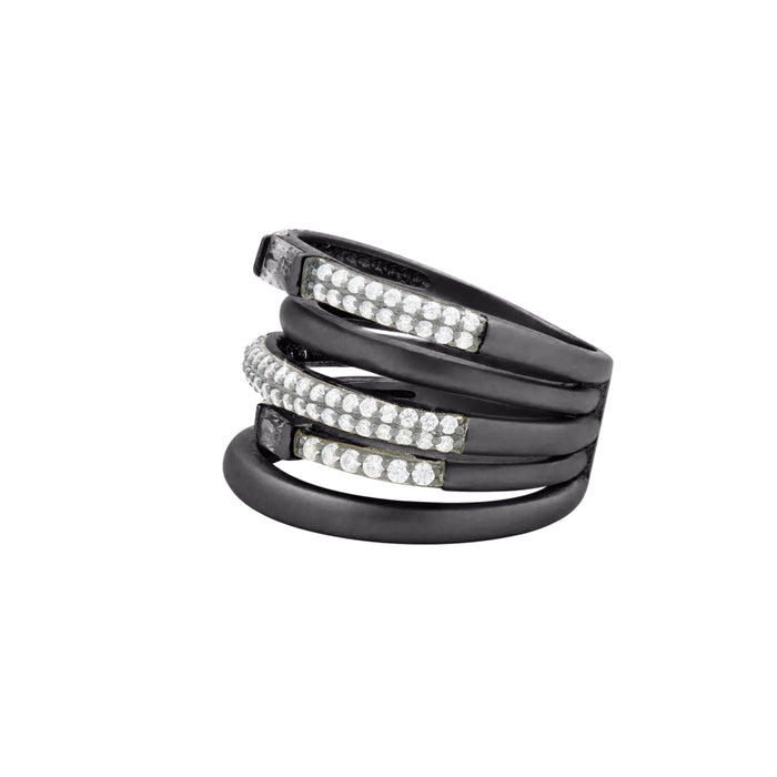 Pavé Caged Ring - FREIDA ROTHMAN