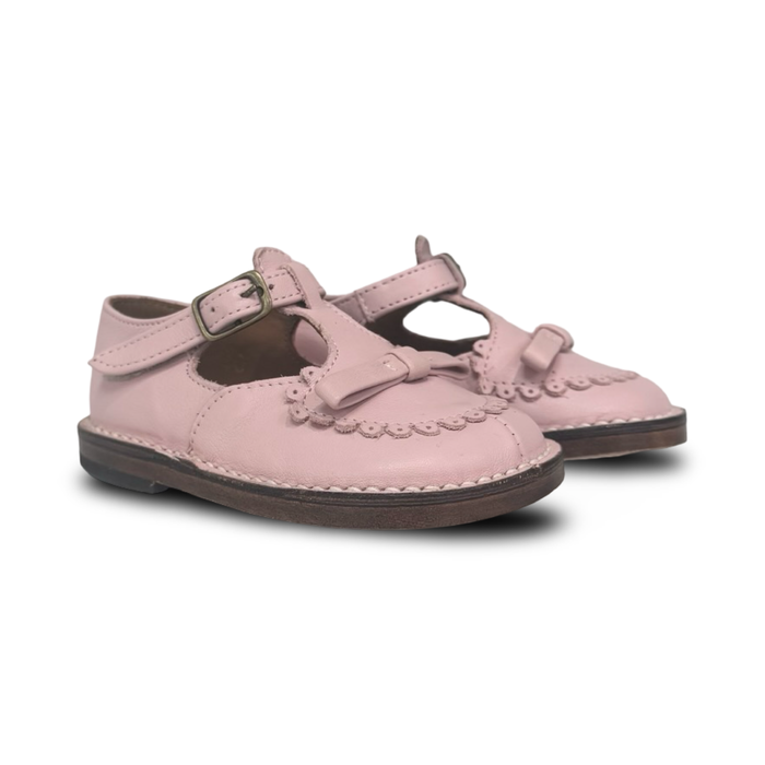 Pepe Pink Bow T strap Clara