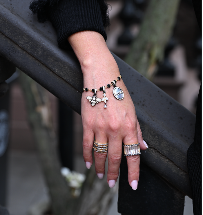 Petals of Light Pearl Charm