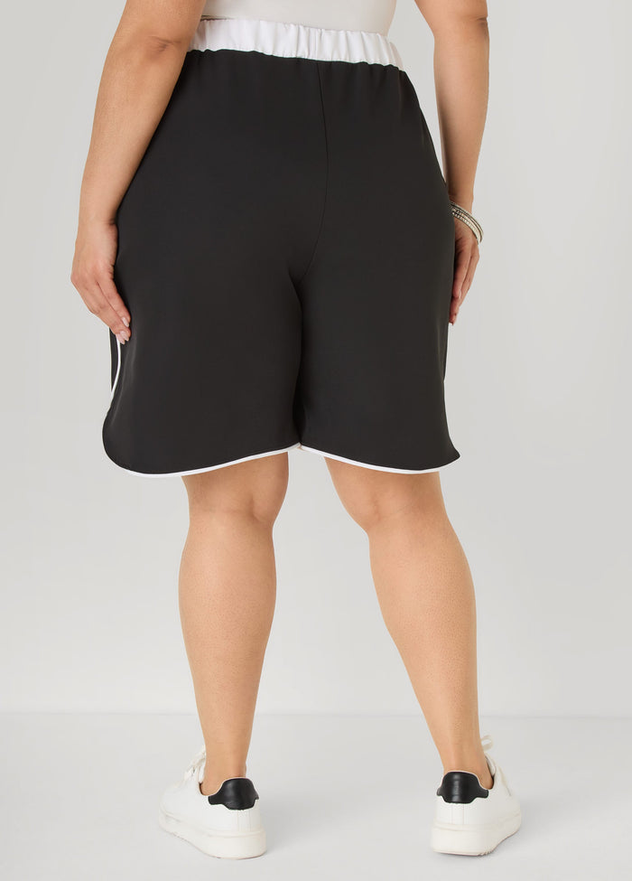 Piped Bermuda Shorts