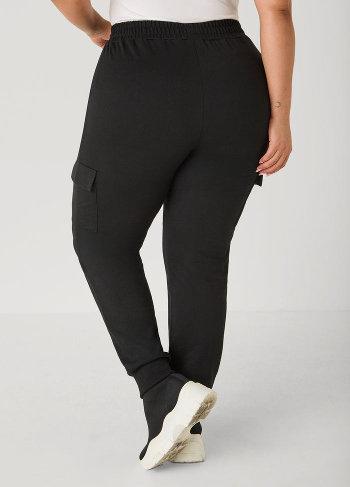 Piped French Terry Cargo Joggers