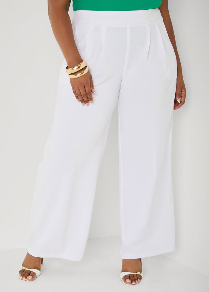Pleated High Waist Pants
