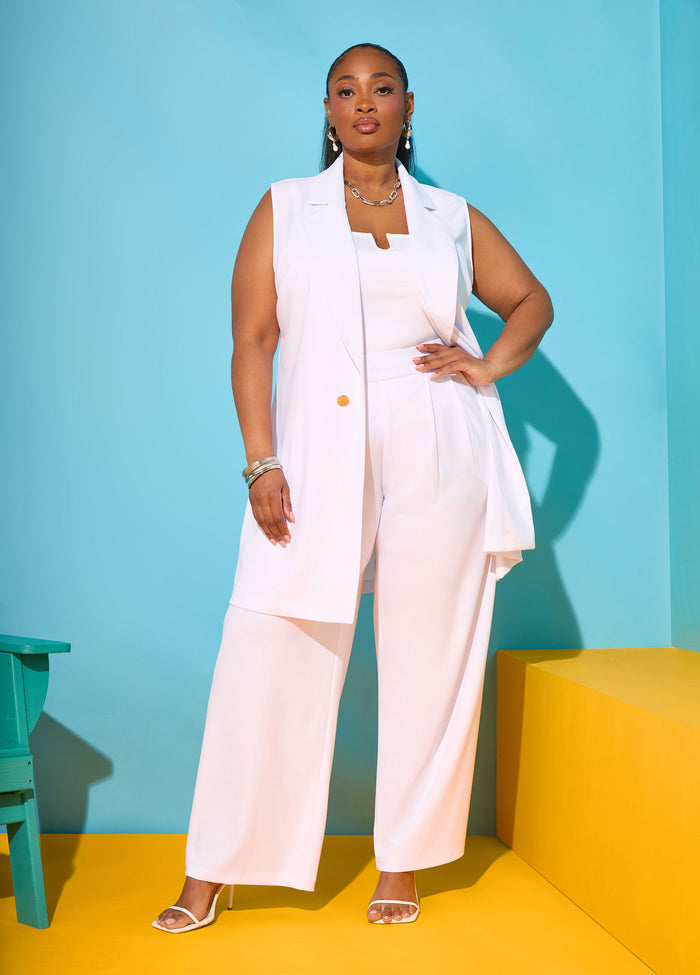 Pleated High Waist Pants