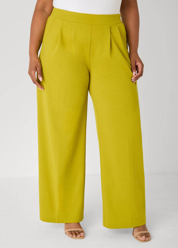 Pleated High Waist Pants