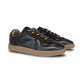Porte Black Cheetah Detail Sneaker