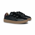 Porte Black Velcro Scalloped Sneaker