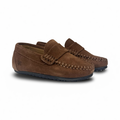Porte Brown Suede Stamp Loafer