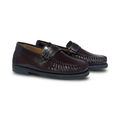Porte Burgundy Strip Loafer