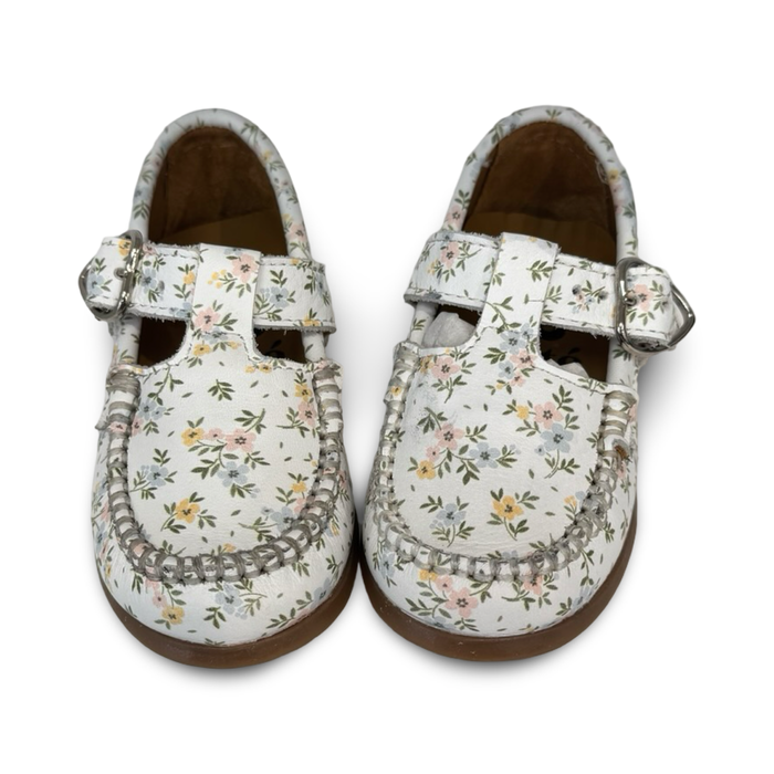 Porte Flower Print T- Strap Laofer