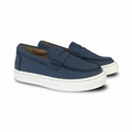 Porte Navy Gum Penny Loafer