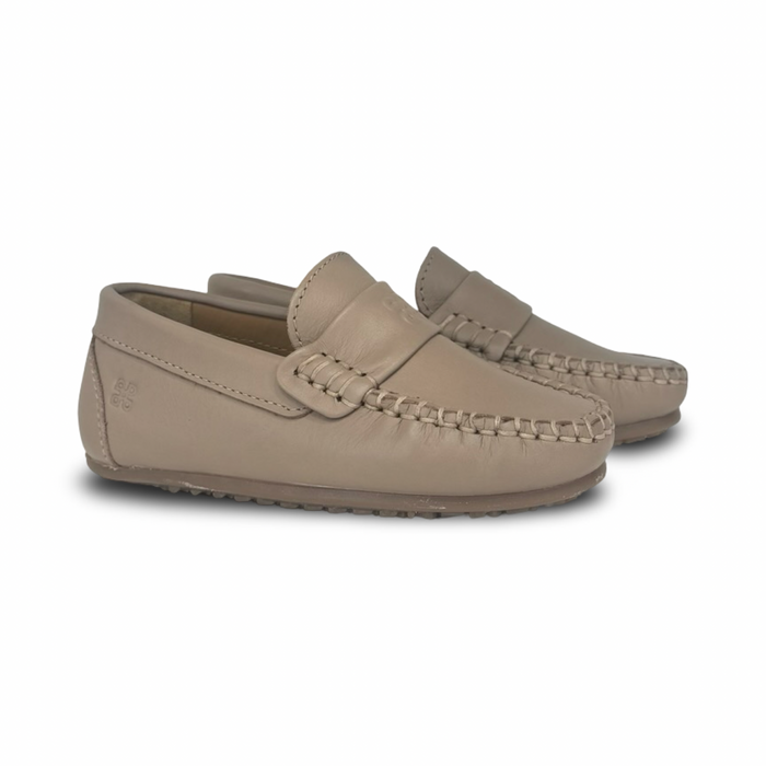 Porte Taupe Logo Loafer