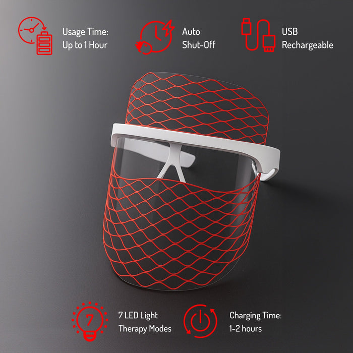 Pursonic 7 In 1 LED Light Therapy Face Mask