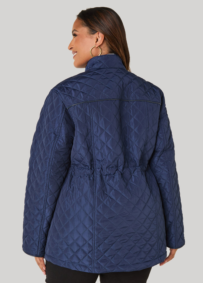 Quilted Drawstring Jacket