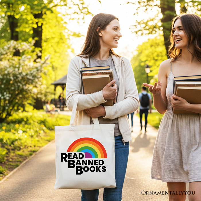 Read Banned Books Canvas Tote Bag