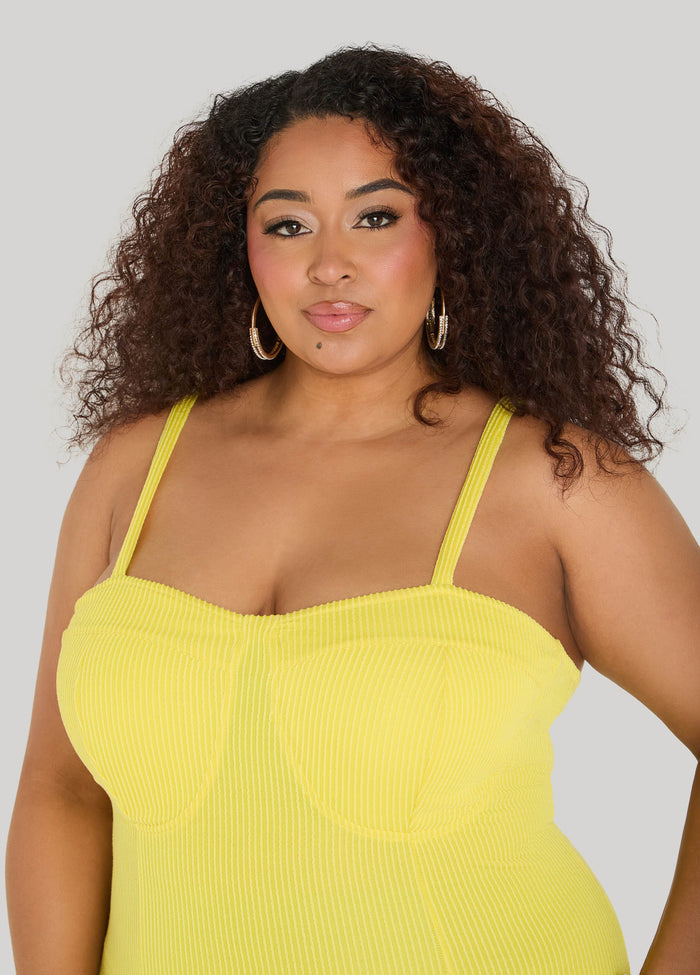 Ribbed Maxi Bodycon Dress