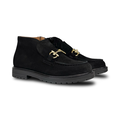 Rondinella Black Suede Chain Bootie