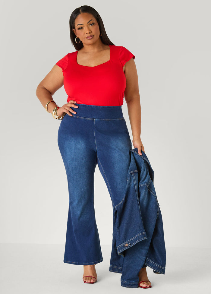 Ruched Cap Sleeved Top