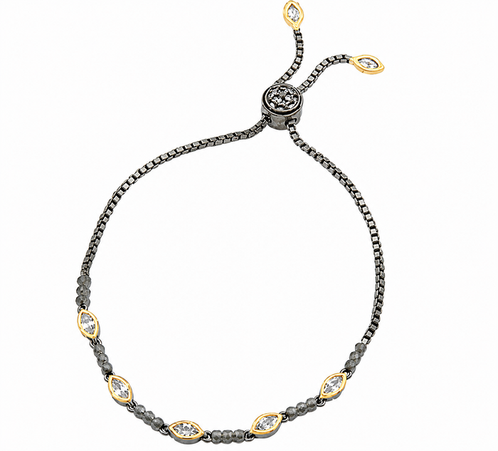 Signature Marquise Stone Adjustable Bracelet