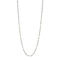 Signature Tri - Tone Pavé Station Bar Link Necklace - FREIDA ROTHMAN