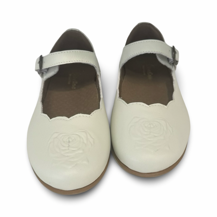 Sonatina Cream Leda Embossed Mary Jane