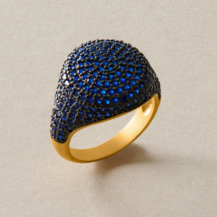 Sparkling Elegance Cocktail Ring