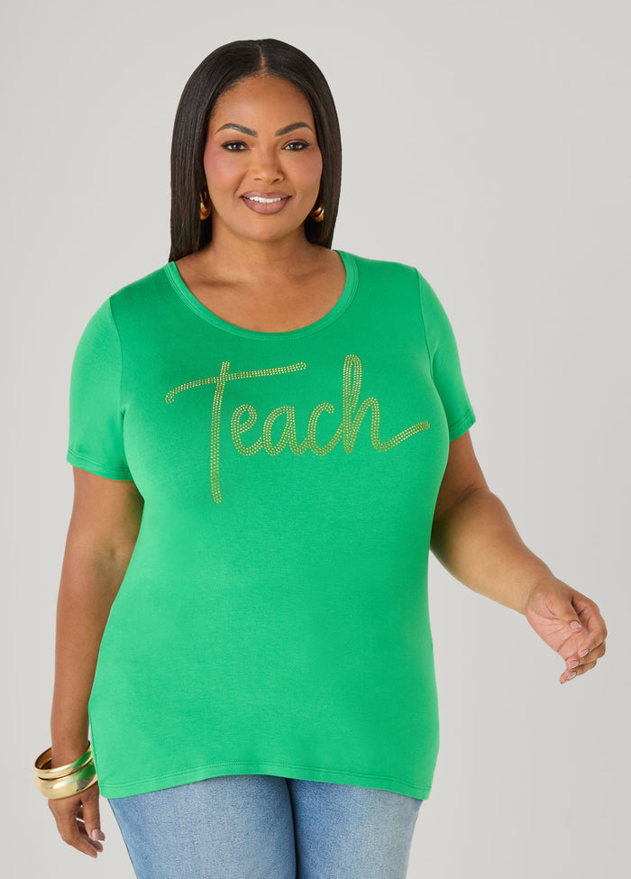 Teach Crystal Tee