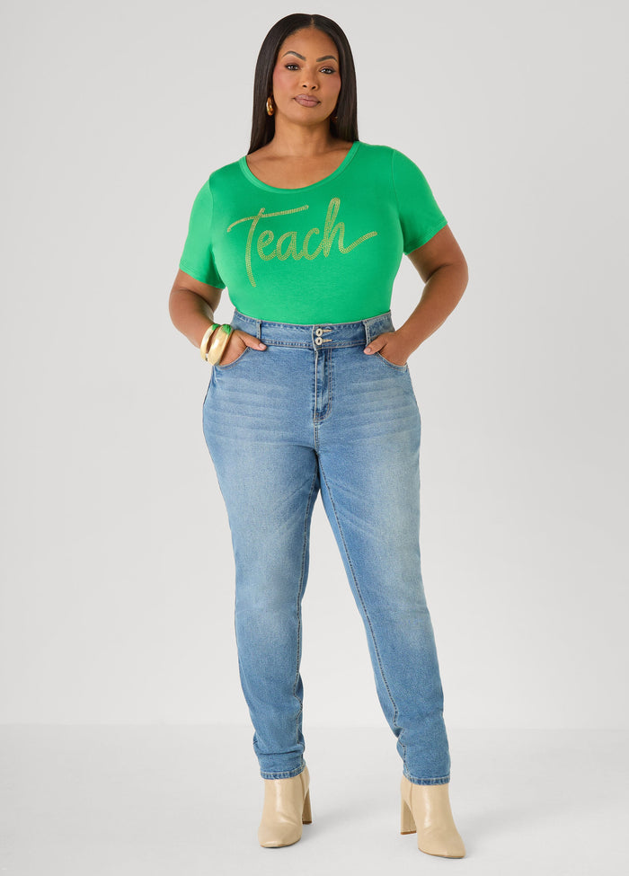 Teach Crystal Tee