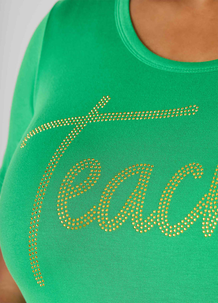 Teach Crystal Tee