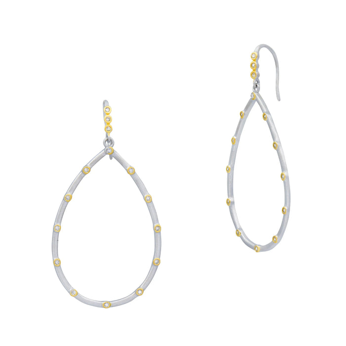 The Best Everyday Bezel Teardrop Earrings FR Signature Reimagined EARRING