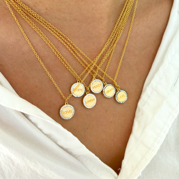 The LAUGH Pendant Necklace