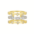 Two-Tone Illusion Ring