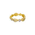 Two-Tone Mixed Shape Ring
