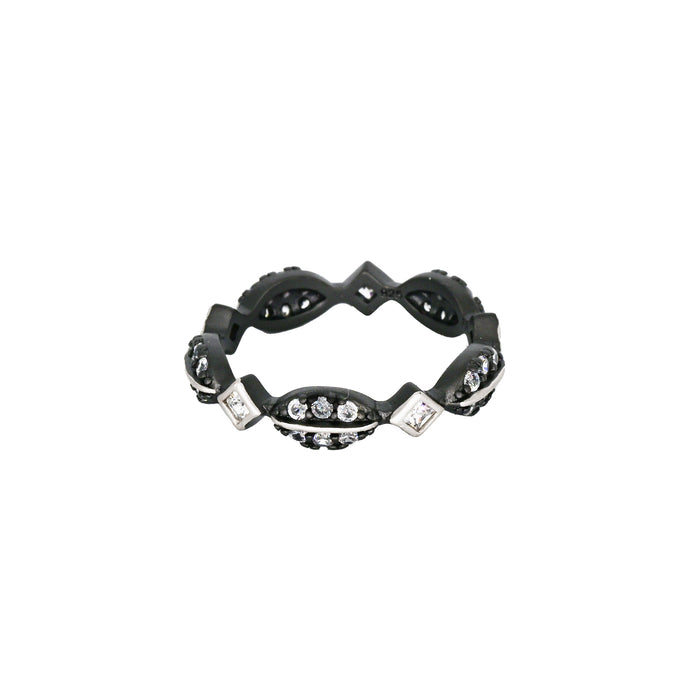 Two-Tone Mixed Shape Ring
