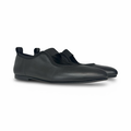 Valencia Black Elastic Flat