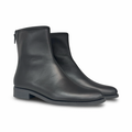 Valencia Black Zipper Back Bootie