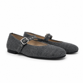 Valencia Gray Flannel Mary Jane