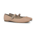 Valencia Pink Linen Pointed Mary Jane